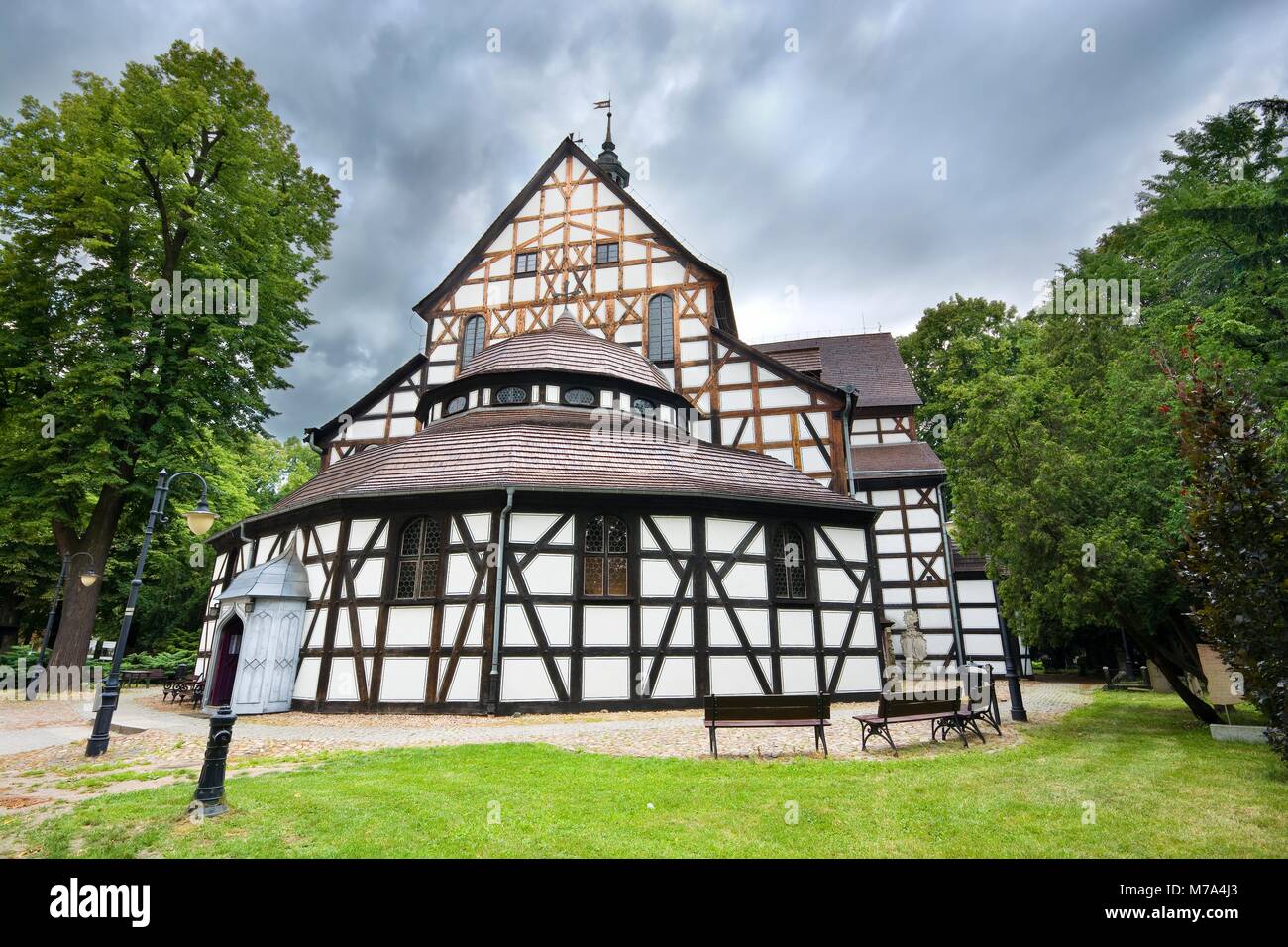 Protestant Church of Peace in Swidnica. It is one of the biggest timberframed religious