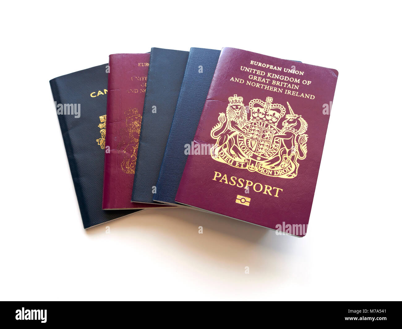 Passports Stock Photo