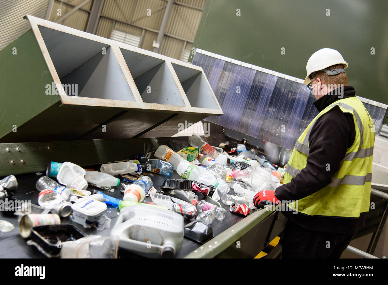 Recycle Plant Stock Photo Alamy
