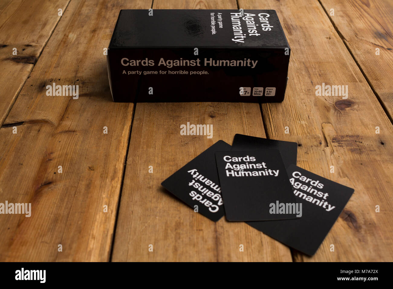 Cards Against Humanity, A party game for horrible people, displayed on ...