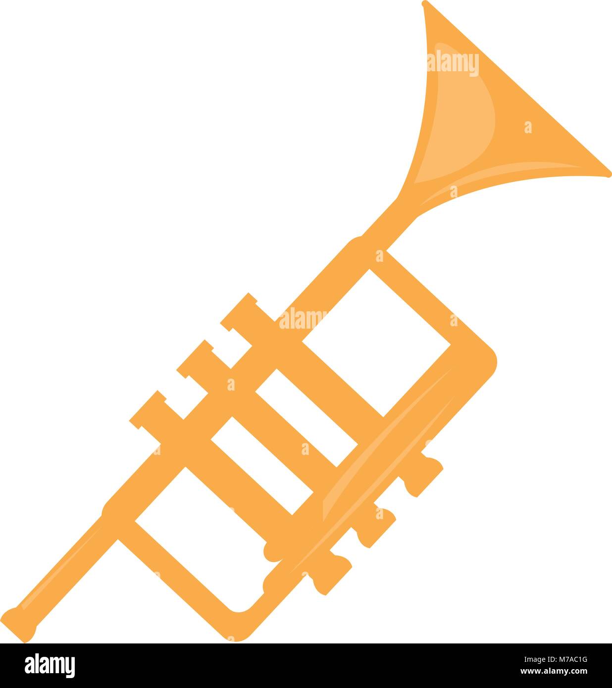 Isolated trumpet icon. Musical instrument Stock Vector Image & Art - Alamy
