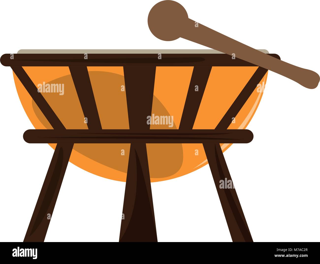 Isolated drum icon. Musical instrument Stock Vector Image & Art - Alamy