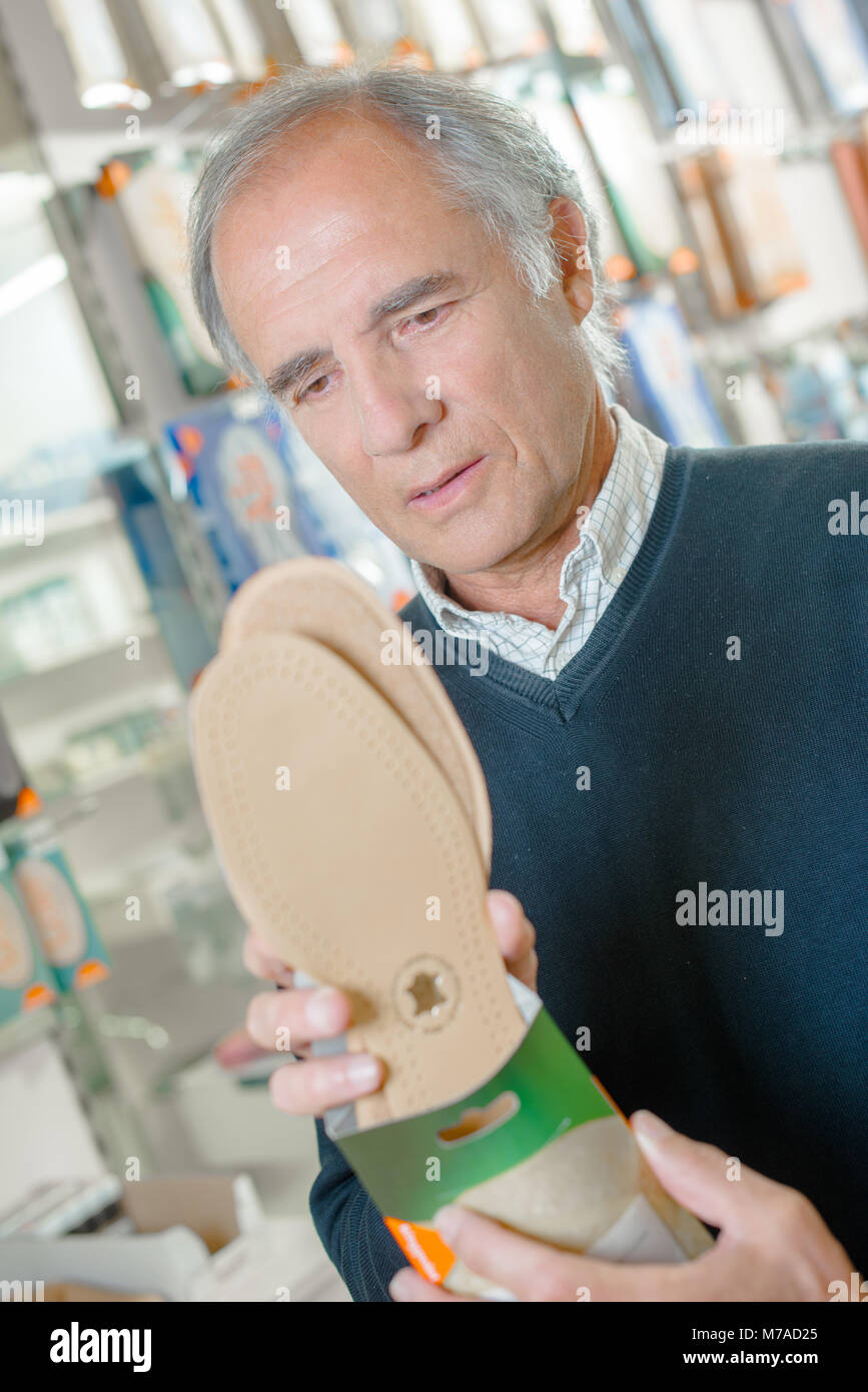 choosing the right sole Stock Photo Alamy