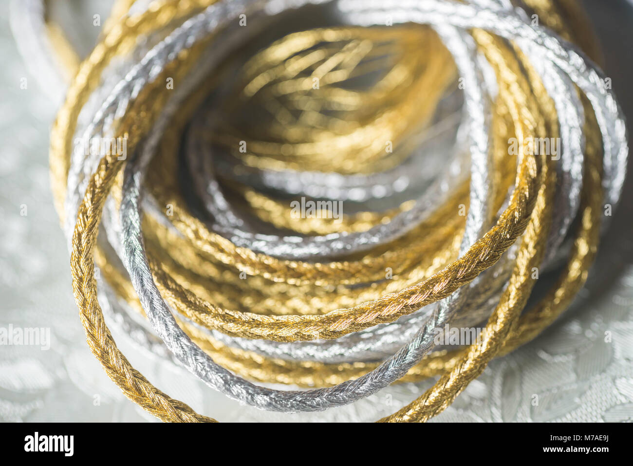 Gold twine hi-res stock photography and images - Alamy