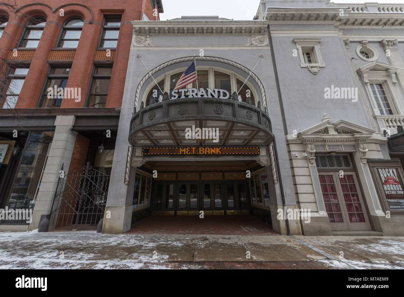 Store Fronts and Apartment Buildings in Downtown York, Pennsylvania