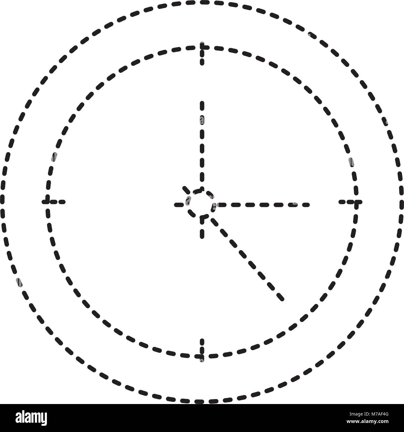 time clock isolated icon Stock Vector Image & Art - Alamy