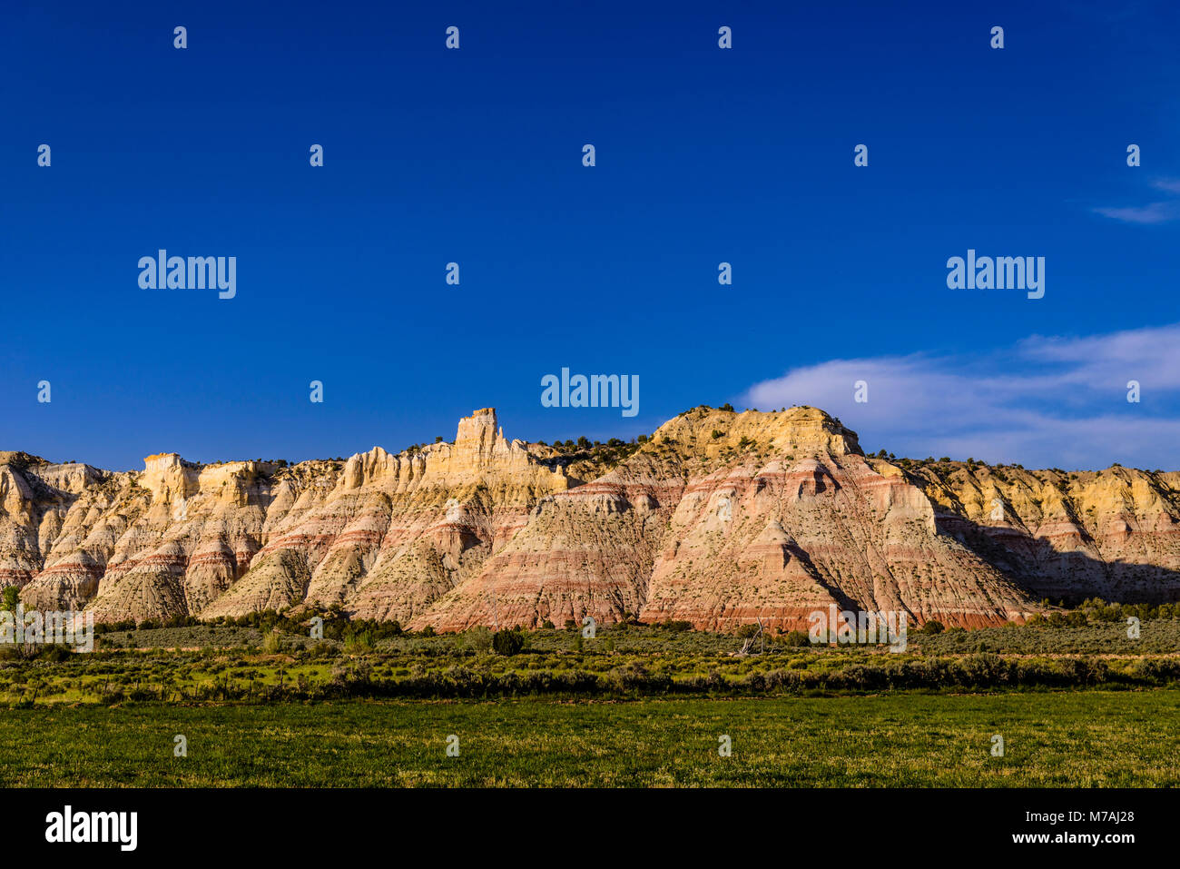 The USA, Utah, Garfield County, Bryce Valley, Cannonville, scenery in the Scenic Byway 12 Stock Photo