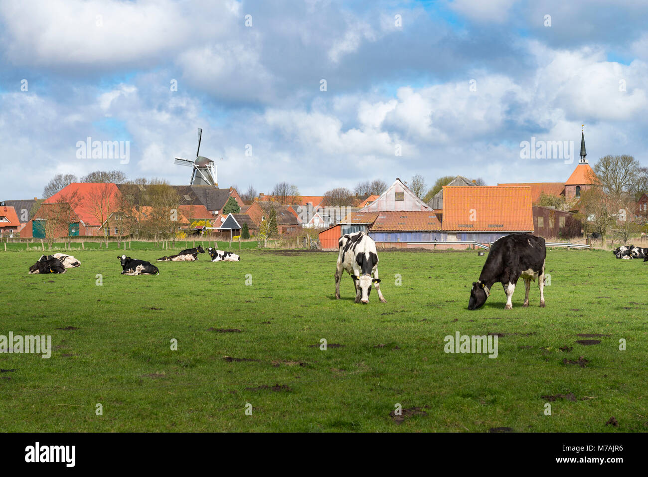 The typical east frisian village High Resolution Stock Photography and ...