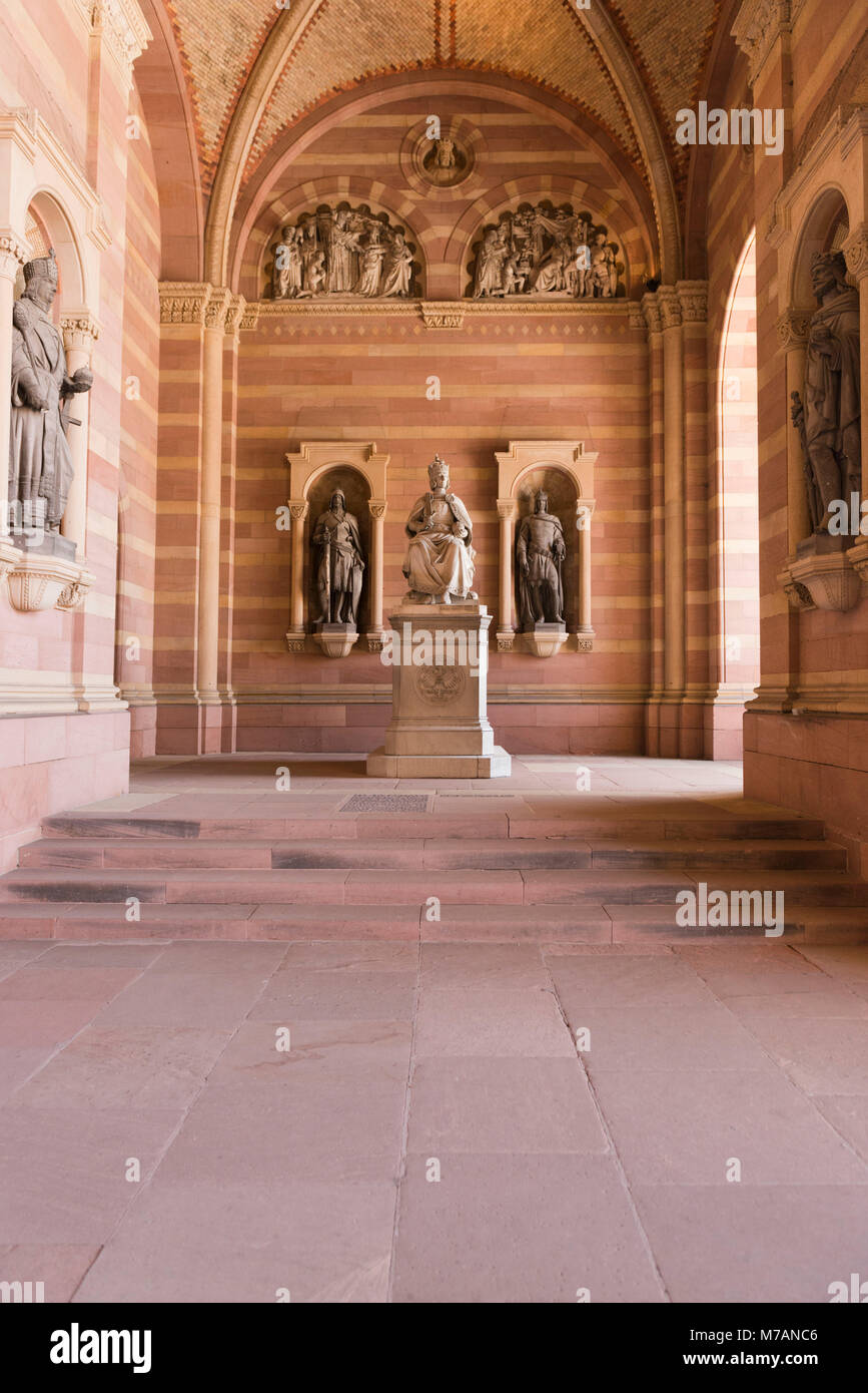 Speyer, Kaiserdom / cathedral, UNESCO World Heritage Site, the lobby Stock Photo