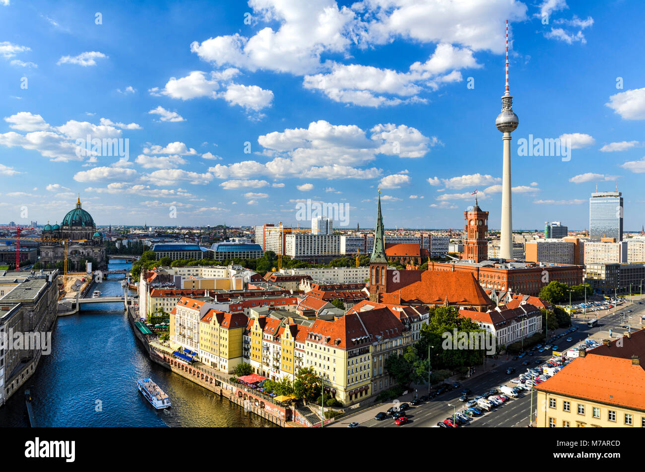 Berlin skyline panorama, Germany Stock Photo - Alamy