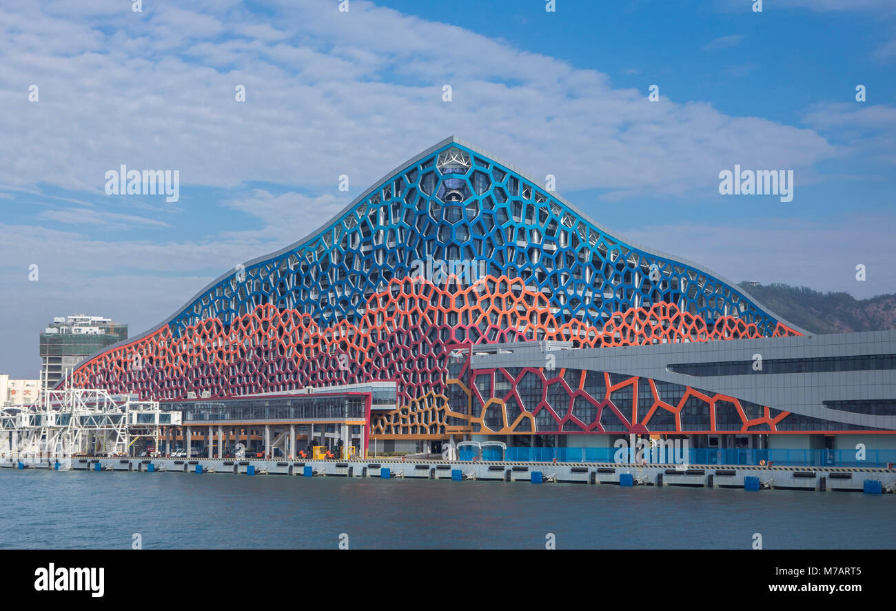 China, Shenzhen City, Shekou Ferry Terminal Stock Photo