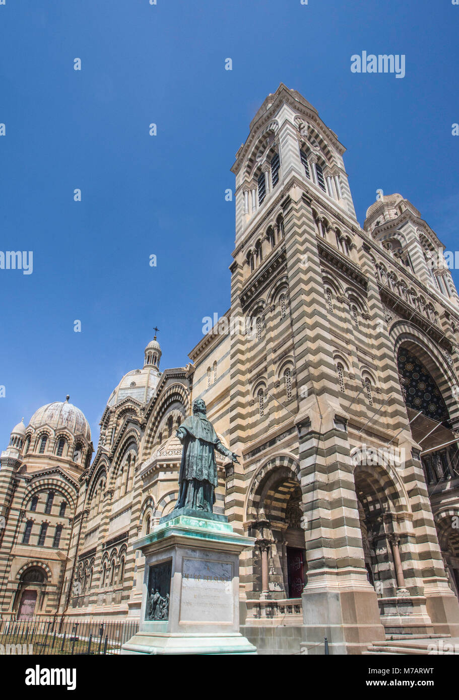 France,Marseille City, La Major Cathedral, Stock Photo
