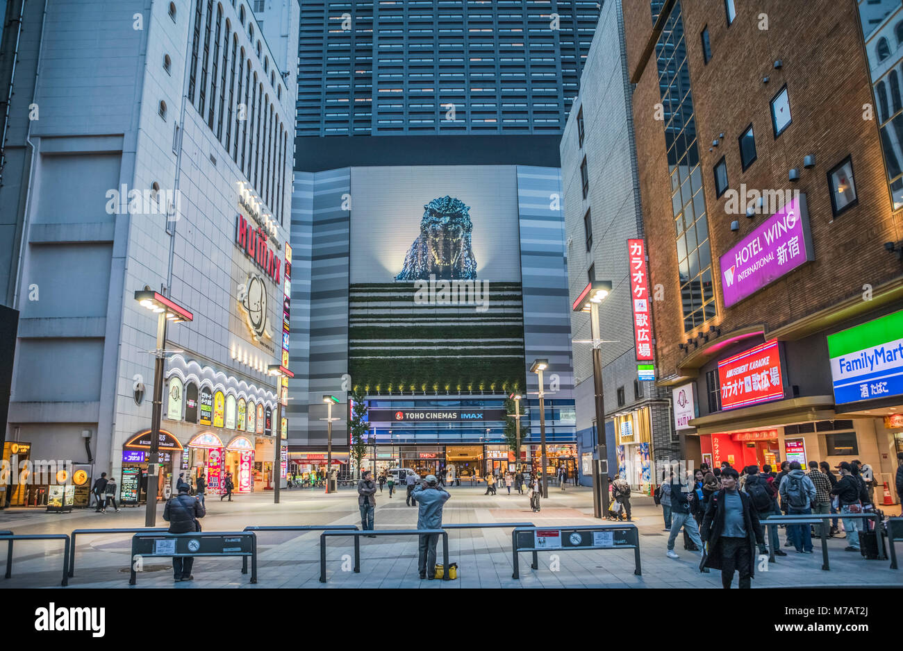 Japan, Tokyo City, Shinjuku District, Kabukicho area, Stock Photo