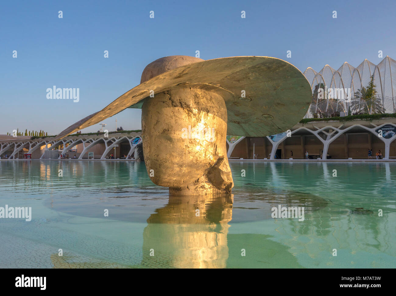Spain, Valencia City, The City of Arts and Science, Calatrava architect Stock Photo
