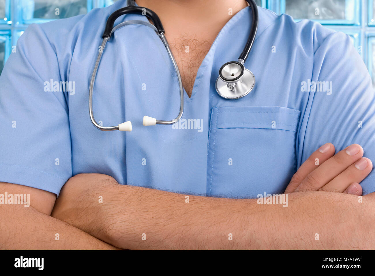 Mid section view of a male surgeon Stock Photo - Alamy