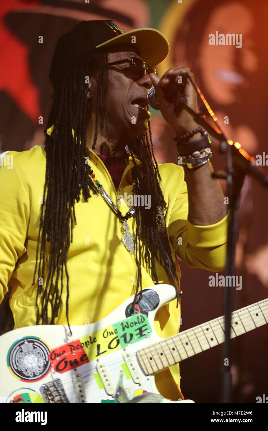 Manchester, UK. 9th March, 2018. The Wailers perform live at Manchester Academy. Credit: Simon Newbury/Alamy Live News Stock Photo