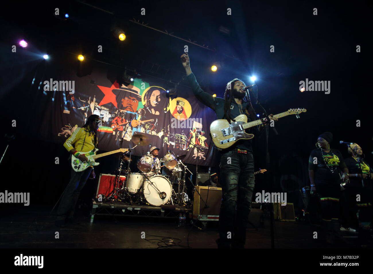 Manchester, UK. The Wailers perform live at Manchester Academy. Credit: Simon Newbury/Alamy Live News Stock Photo