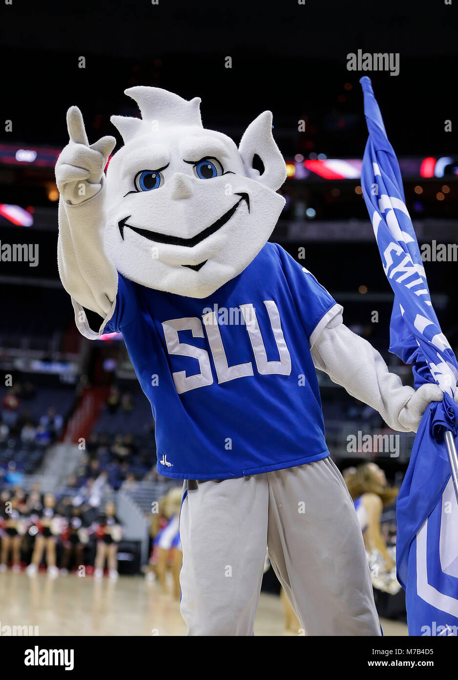 Champion Saint Louis Billikens Mens Blue Arch Mascot Long Sleeve