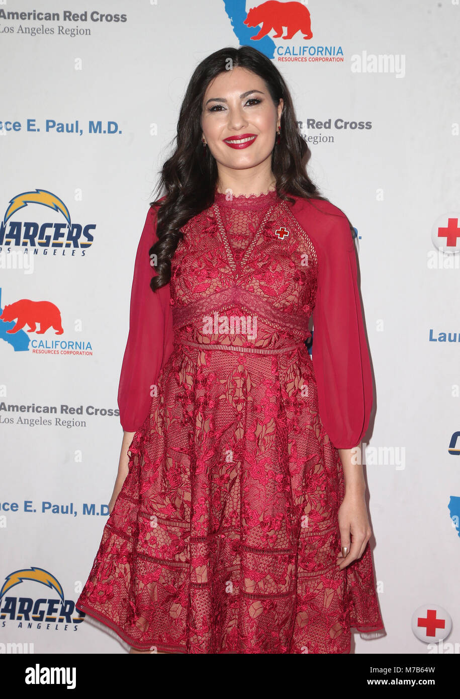 Los Angeles, Ca, USA. 9th Mar, 2018. Celeste Thorson, at the American
