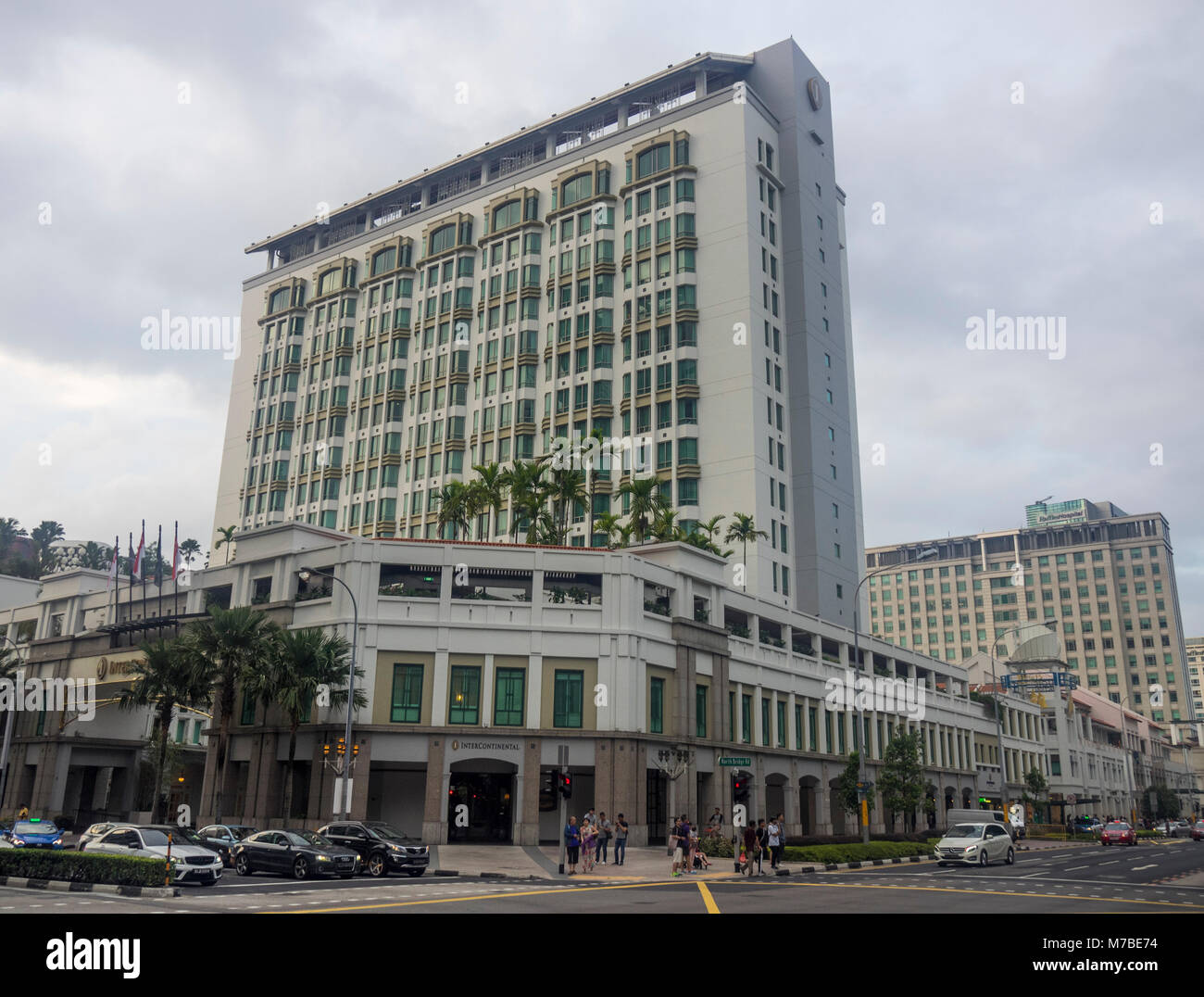 The InterContinental Hotel located in the Bugis Junction shopping mall, Singapore. Stock Photo