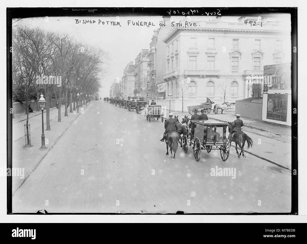 Potter funeral on 5th. Ave. LCCN2014682367 Stock Photo Alamy
