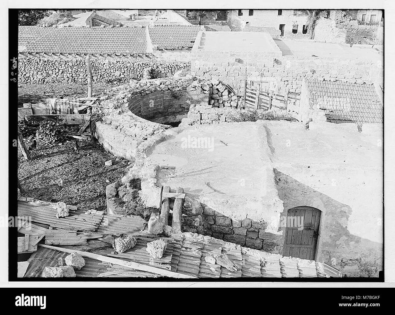 Caesarea. (Kaisarieh). Section overlooking cathedral showing remains of