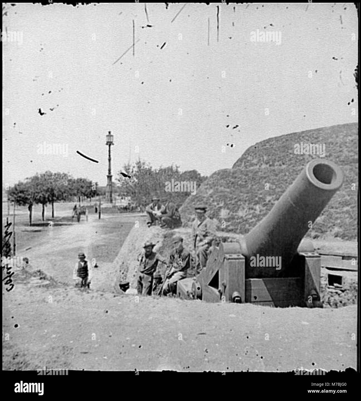 Charleston, S.C. Gun on the Point Battery LOC cwpb.02378 Stock Photo ...