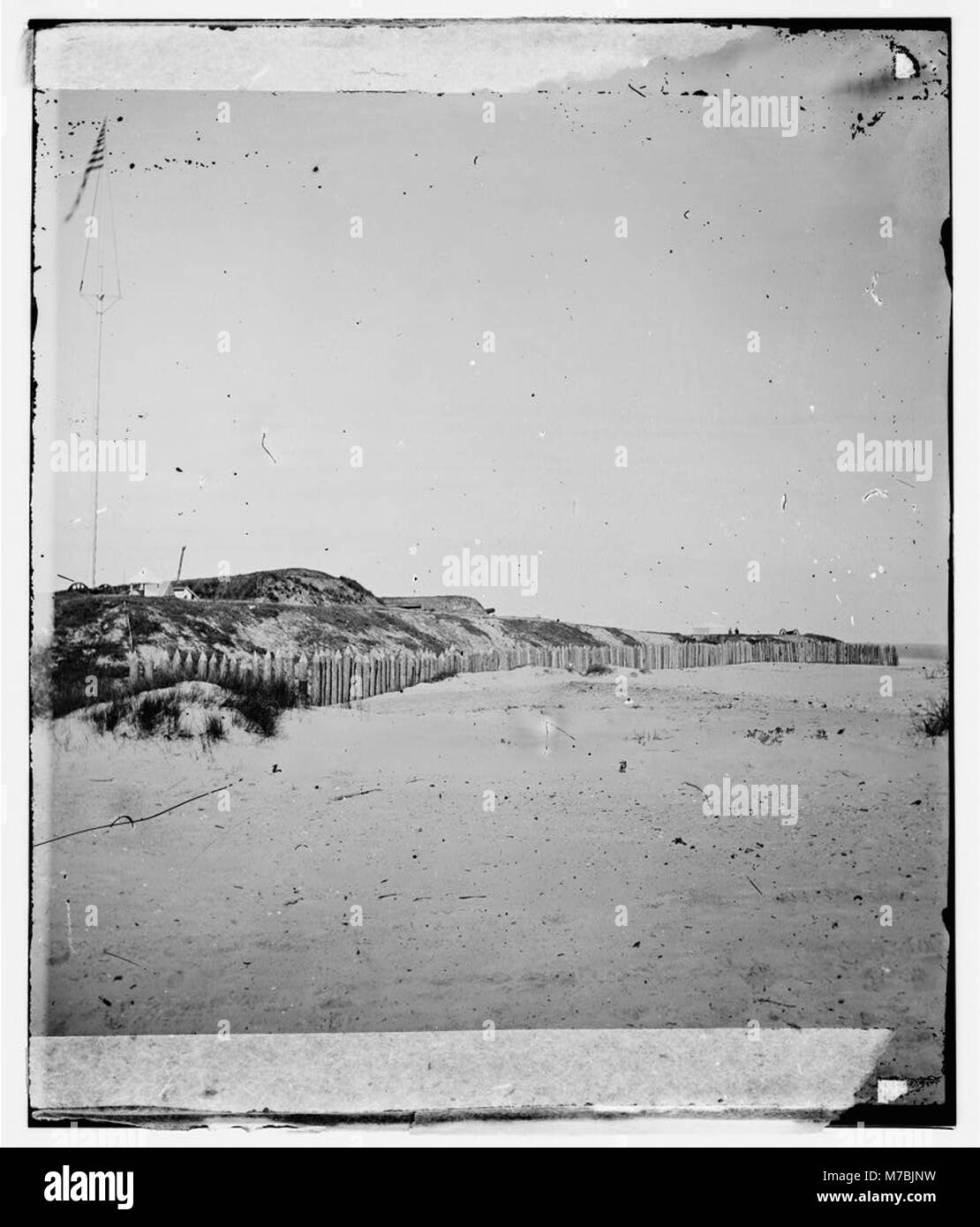 A historical view of Forts Wagner and Gregg on Morris Island, South ...