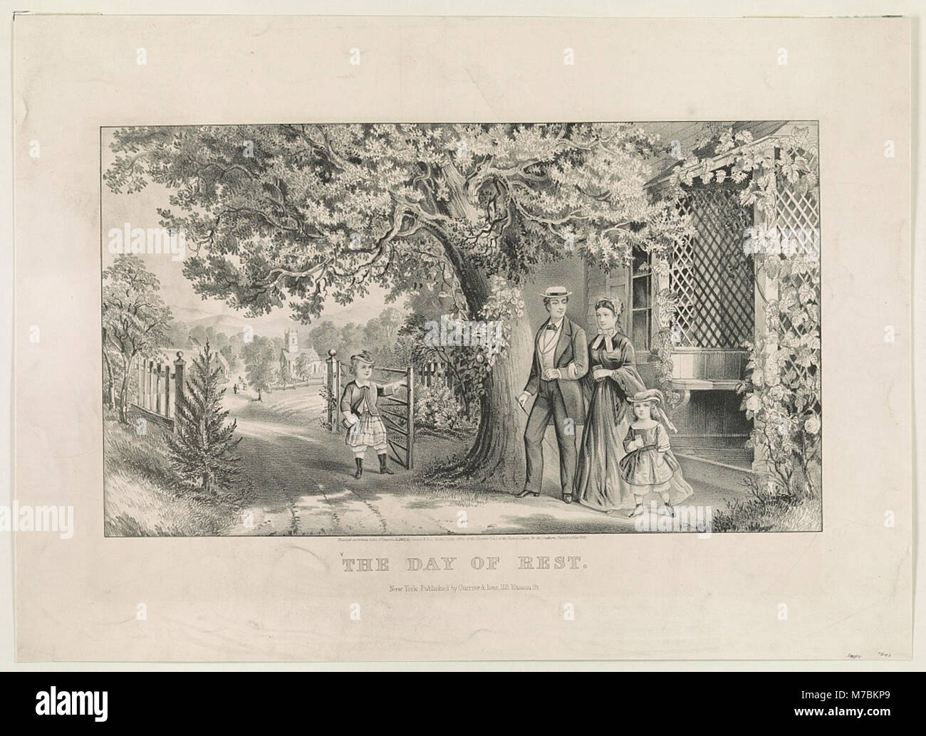 A peaceful, serene image depicting a day of rest, likely emphasizing ...