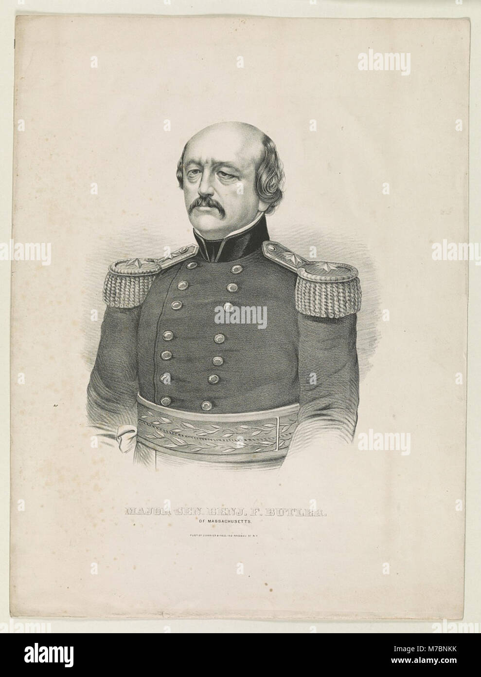 This image features Major General Benjamin F. Butler of Massachusetts ...