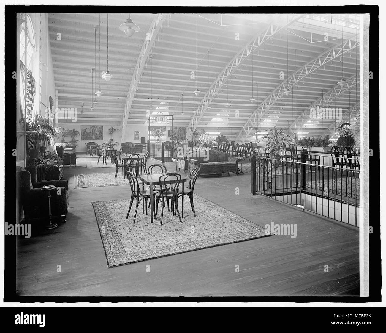 Convention Hall, bowling alleys, lobby LCCN2016825375 Stock Photo Alamy