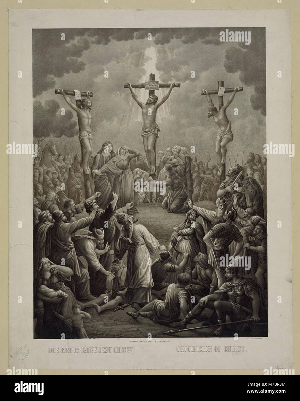 Crucifixion Die Kreuzigung Jesu Christi Lccn2003654967 Stock