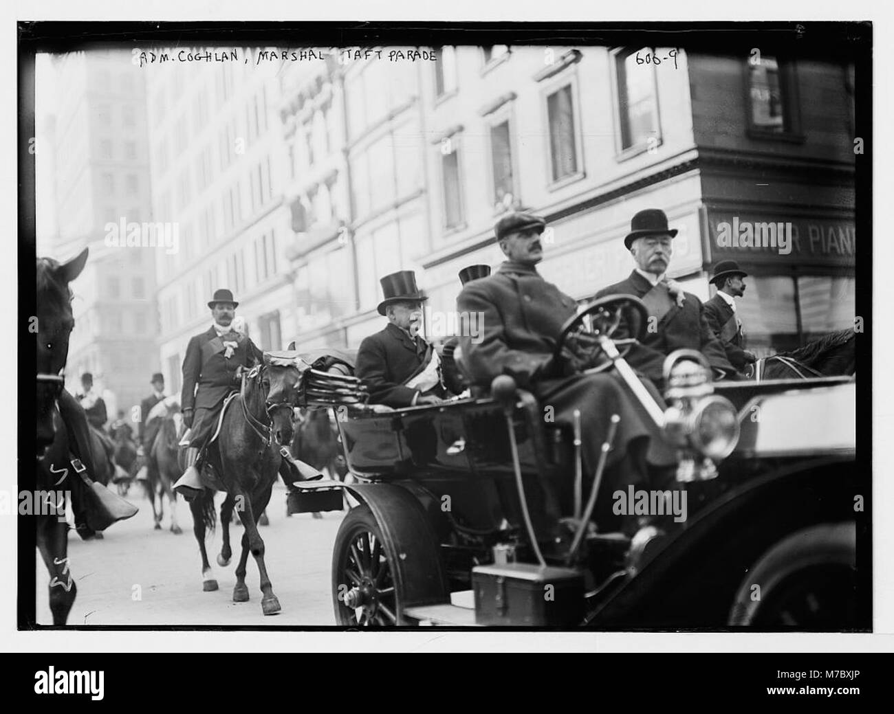 Adm. Coghlan, Marshal, Taft Parade (New York) LCCN2014682924 Stock Photo
