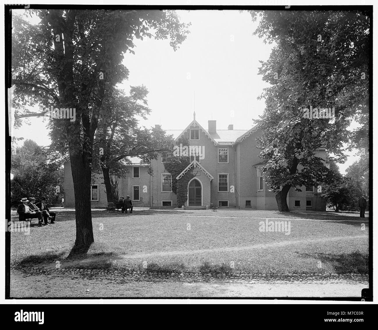 Lincoln Cottage Black And White Stock Photos Images Alamy