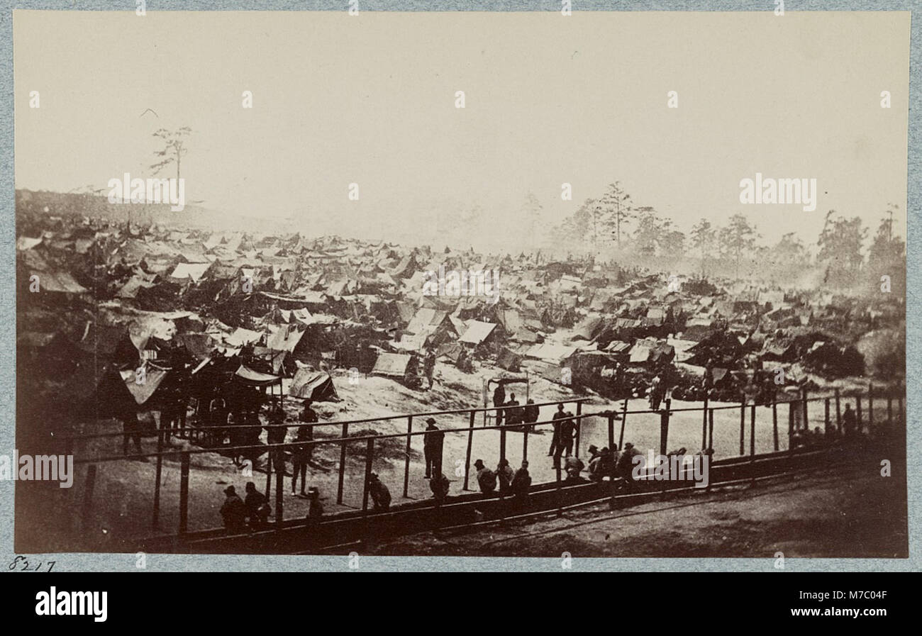 This photograph shows the southeastern view of the stockade at
