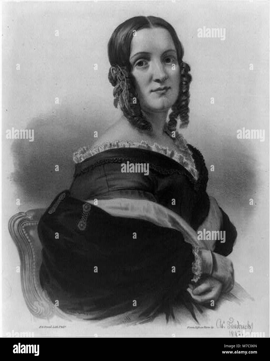Angelica Van Buren LCCN2003656296 Stock Photo Alamy