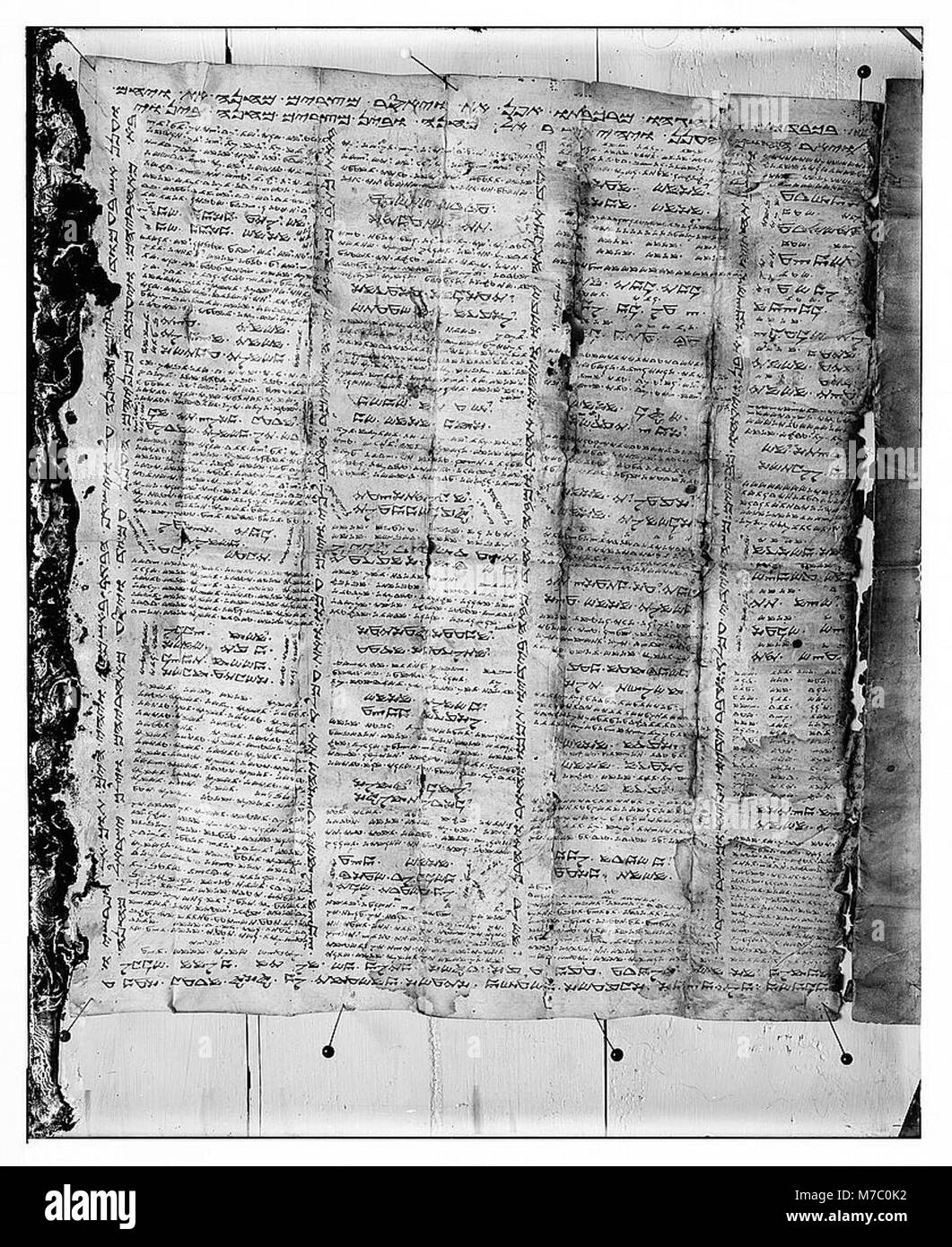 Manuscript communication historical record Black and White Stock Photos ...