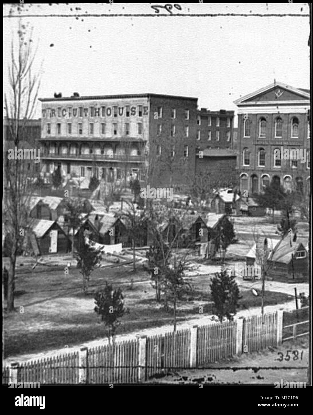 Atlanta, Ga. Trout House, Masonic Hall, and Federal encampment on