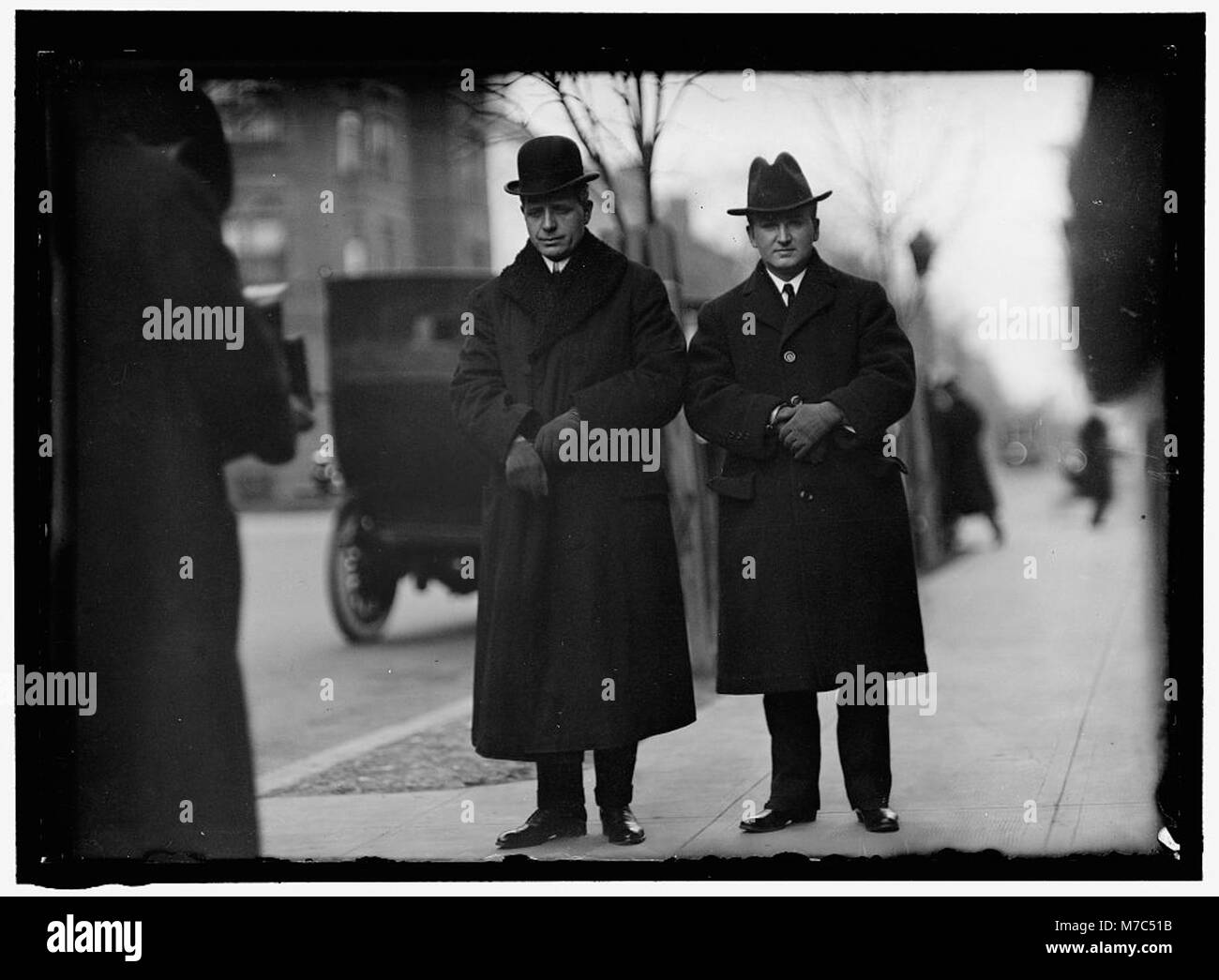 HILLES, CHARLES DEWEY. CHAIRMAN, REPUBLICAN NATIONAL COMMITTEE, 1912-. SECRETARY TO PRESIDENT TAFT, 1911-1913. LEFT, WITH TUMULTY LCCN2016864285 Stock Photo