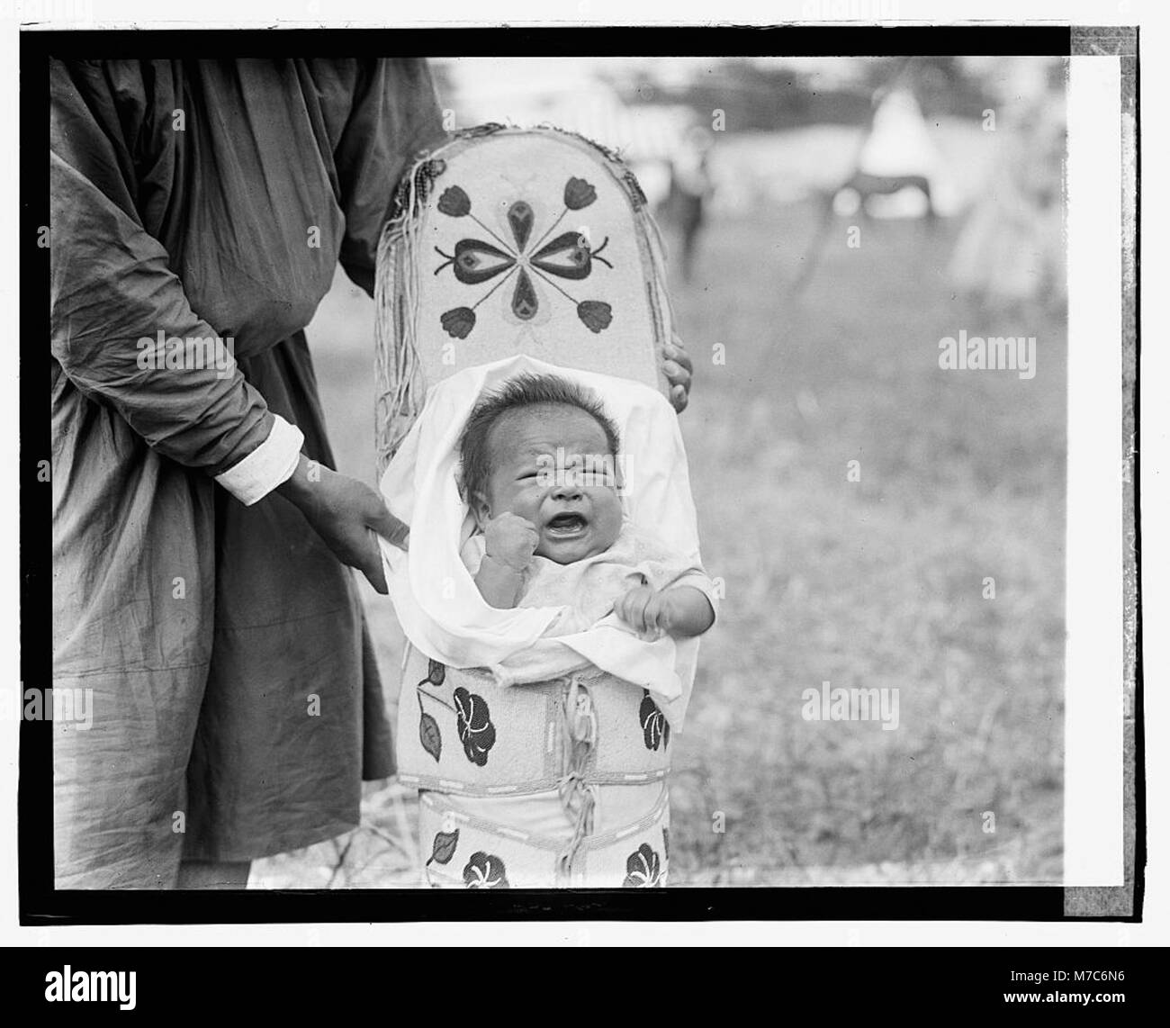 Native american baby Black and White Stock Photos & Images - Alamy