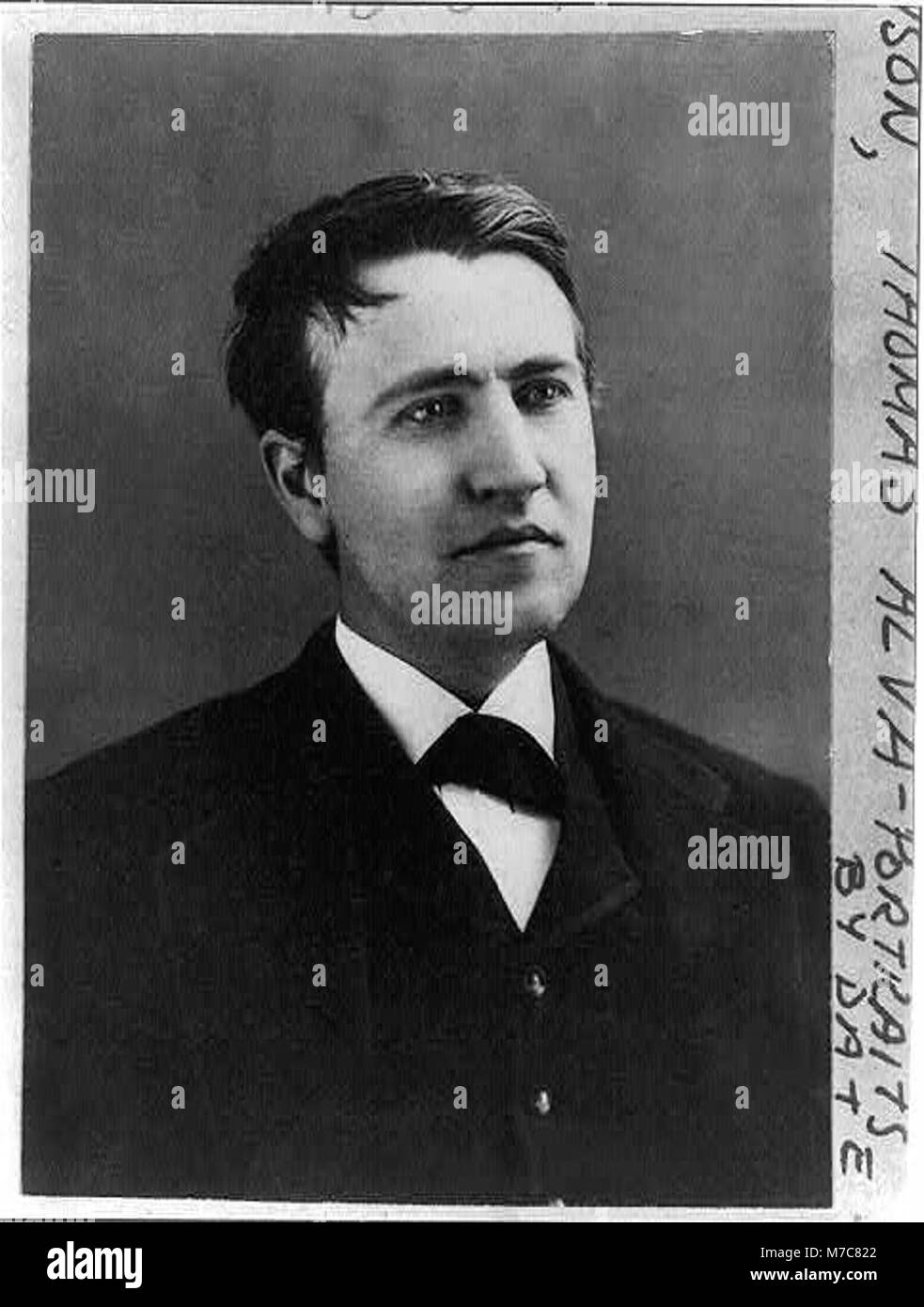 Thomas alva edison (1847 1931) Black and White Stock Photos & Images ...