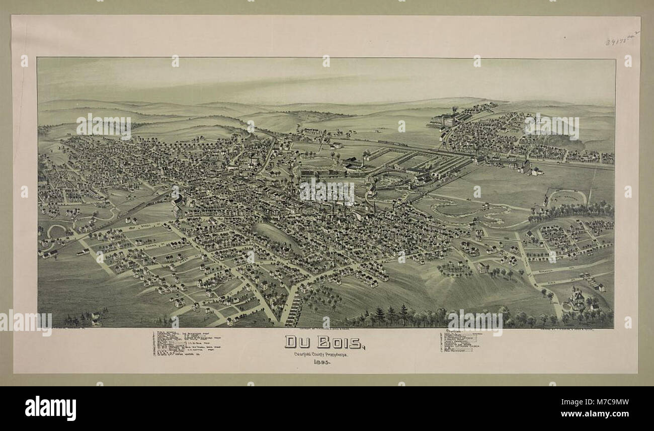 DuBois, Clearfield County Pennsylvania., 1895 LCCN2003681814 Stock Photo