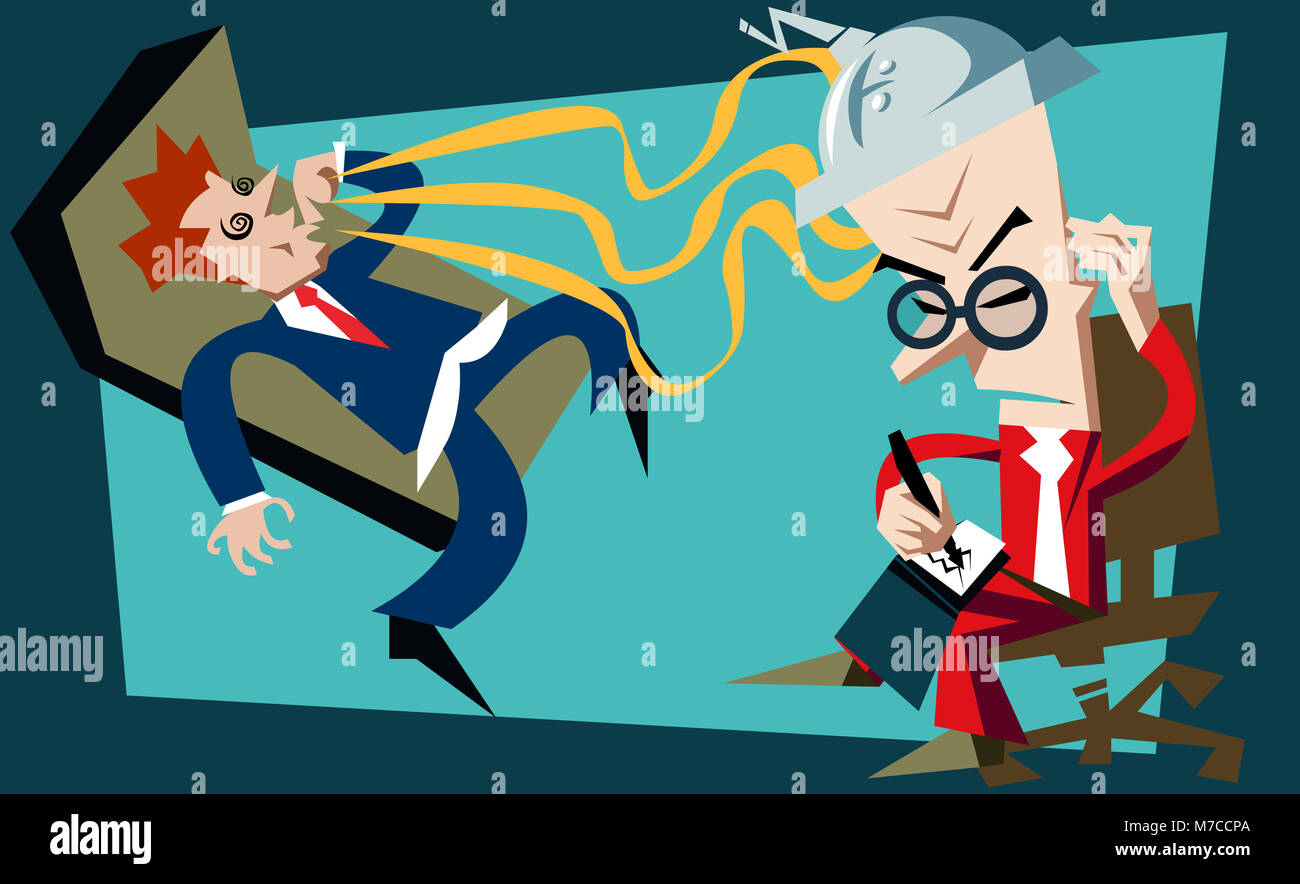 Psychiatrist and a patient in a therapy session Stock Photo Alamy