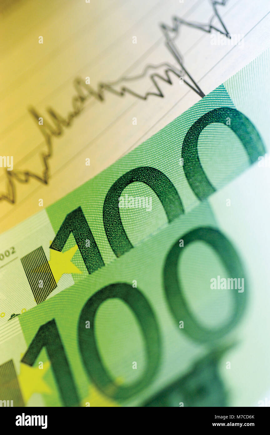 Close-up of one hundred Euro banknotes Stock Photo - Alamy