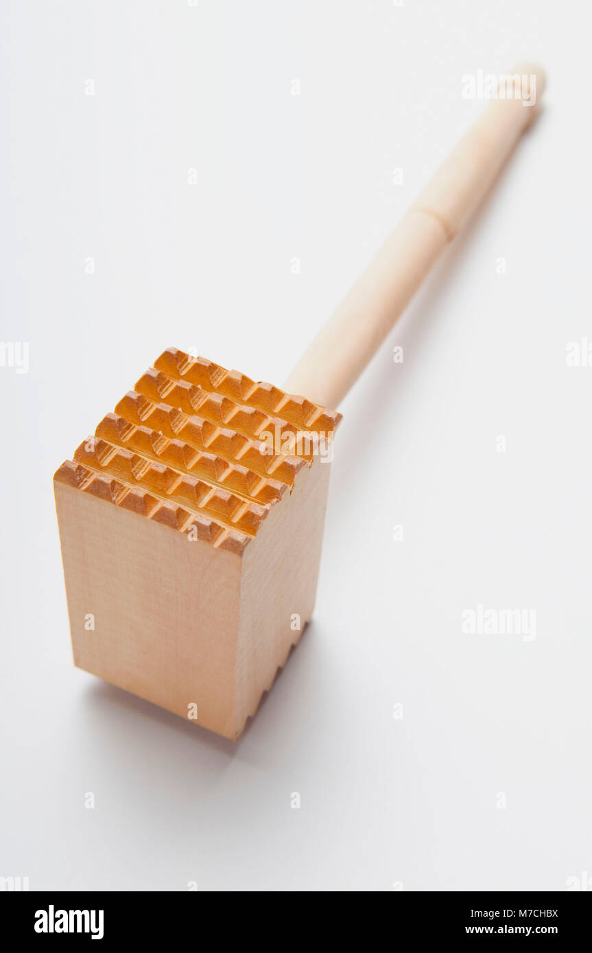 Close-up of a meat tenderizer hammer Stock Photo
