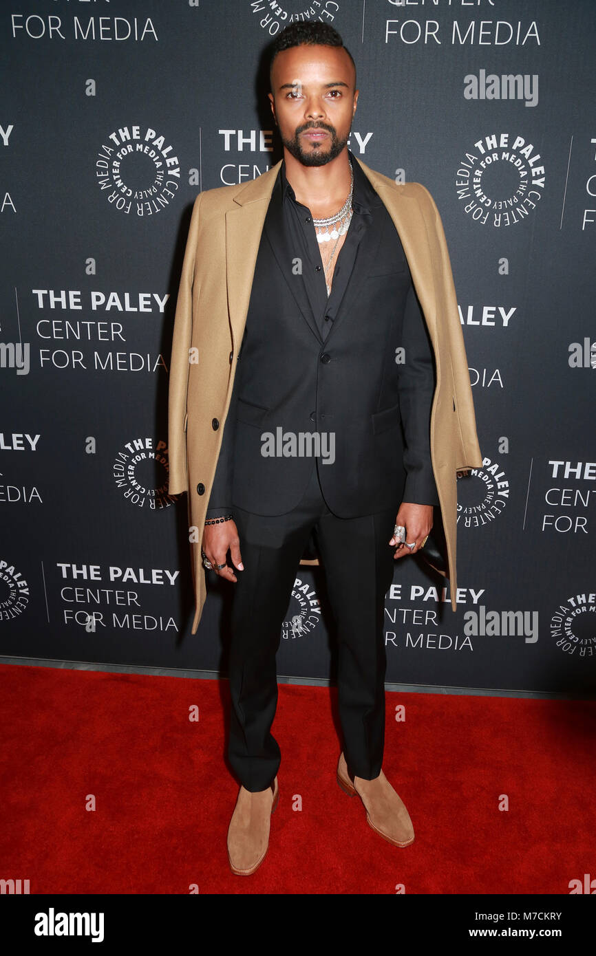New York, NY - March 8, 2018: Eka Darville attends The Paley Center For Media Presents: An Evening With Jessica Jones at The Paley Center for Media Stock Photo