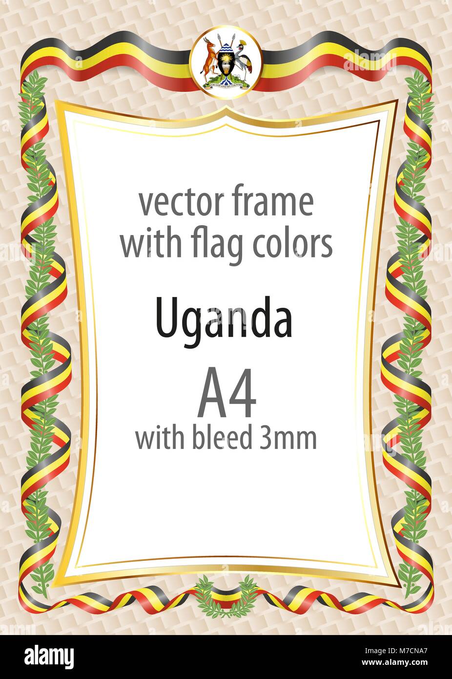 Uganda border Stock Vector Images - Alamy