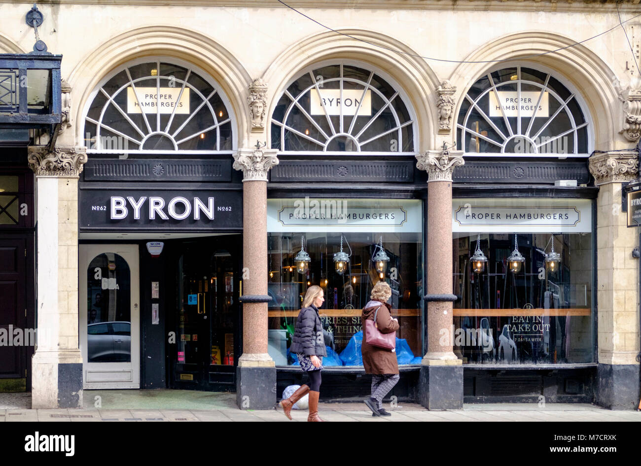 Byron Burgers Queens Road Bristol Stock Photo