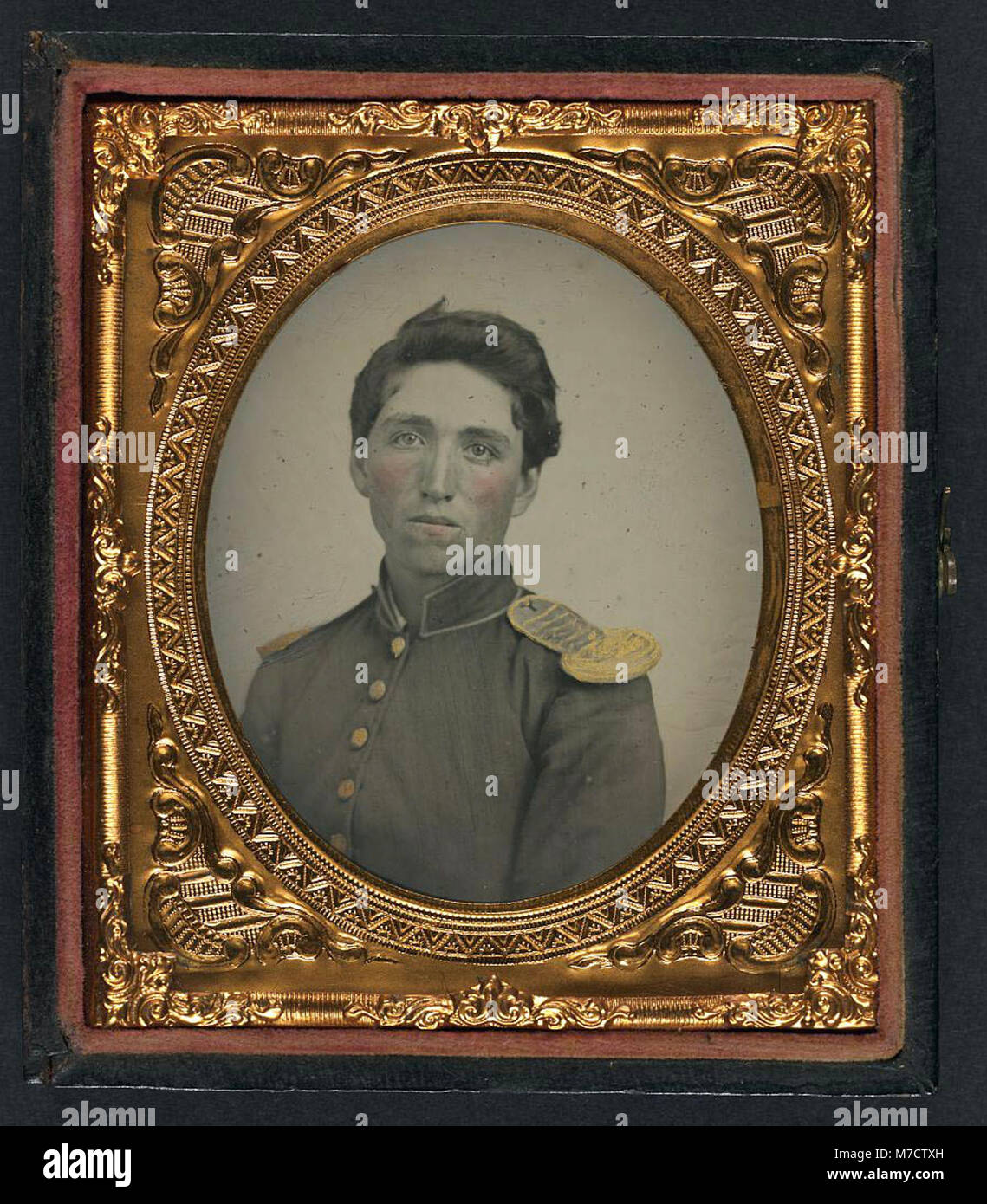 Private John Ryan of Company H, 2nd Rhode Island Infantry Regiment in
