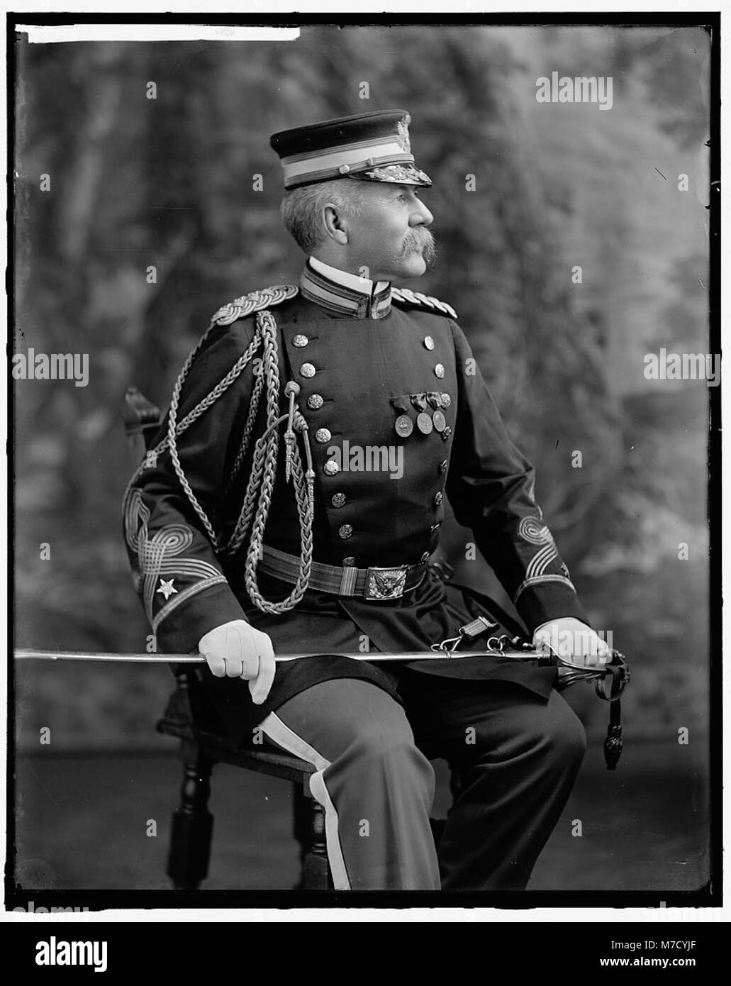 A portrait of Colonel D.A. Frederick, who served in the U.S. military ...